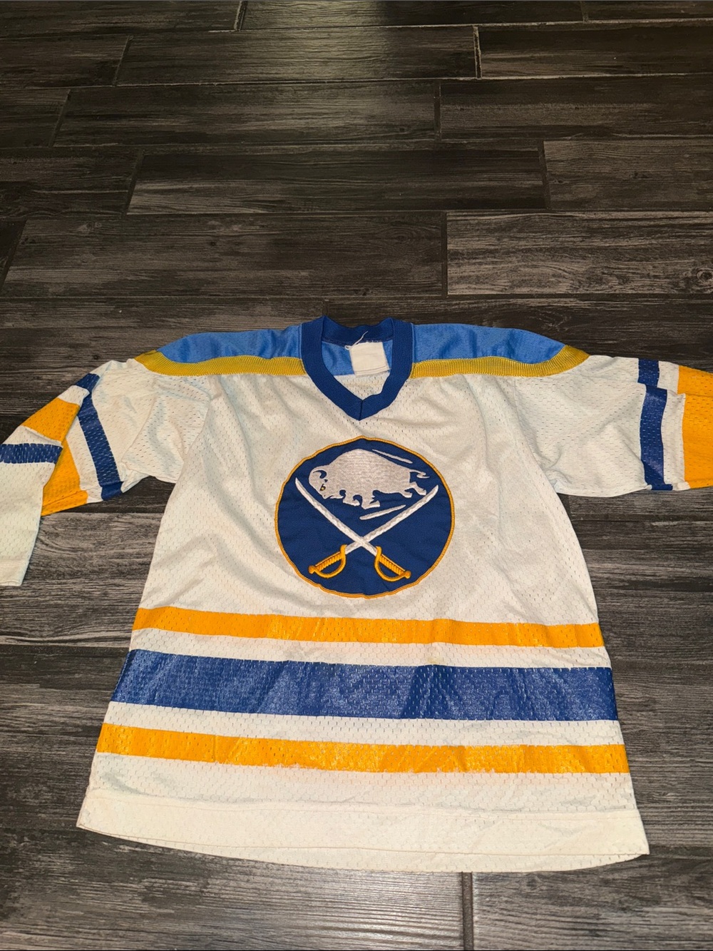 NHL Buffalo sabres Hockey Jersey for youth vintage 70s 80s boys large teen